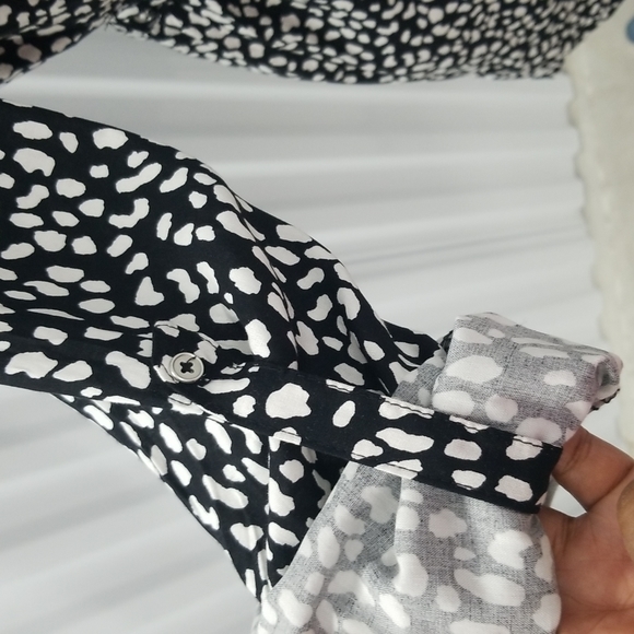 Forever 21 Black and White Printed Dress - Picture 6 of 9